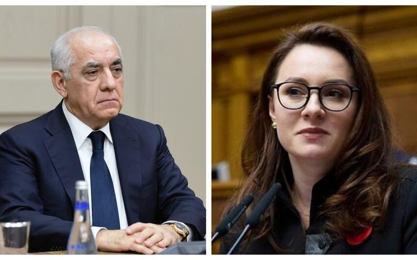 Əli Əsədov Ukraynanın yeni Baş nazirini təbrik etdi