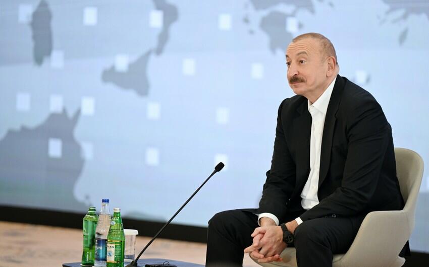İlham Əliyev: Azərbaycan beynəlxalq münasibətlər sistemində layiqli yerini tutmuş güclü dövlətdir