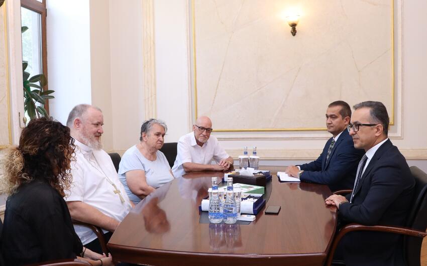 Komitə sədri Cənubi Qafqaz və Gürcüstan Yevangelik-Lüteran kilsəsinin yepiskopu ilə görüşdü