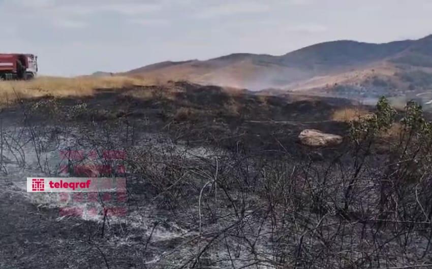 Ağdərədə baş verən yanğın söndürüldü -