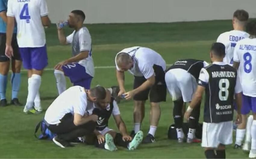 Azərbaycan millisinin futbolçusu zədələndi