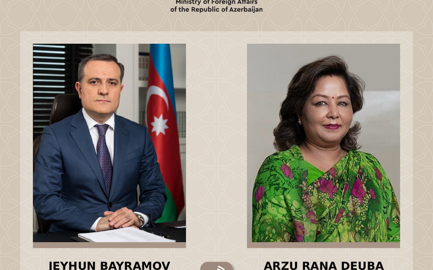 Ceyhun Bayramov Nepalın xarici işlər naziri ilə danışdı