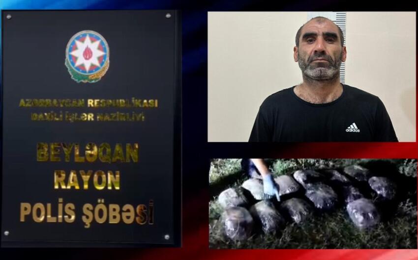Beyləqanda polis 16 kiloqram marixuana və həşiş aşkarladı -