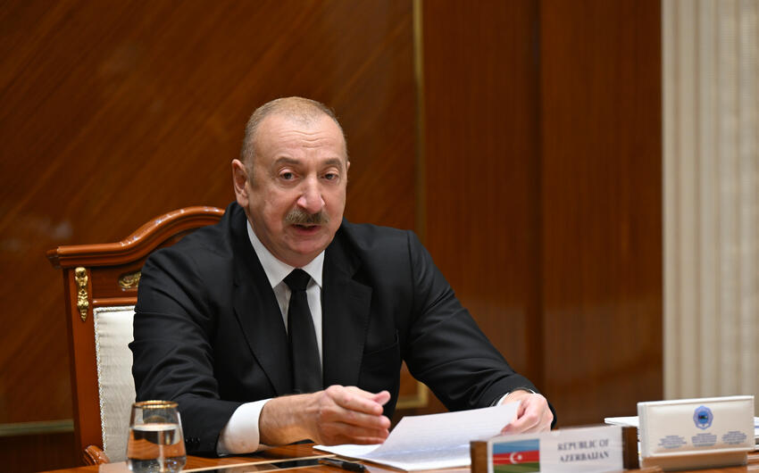 Prezident: Bu gün Azərbaycan və Türkmənistan yeni üfüqlərə doğru birgə addımlayır