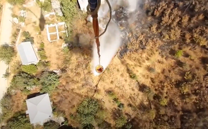 Ağdərədə dağlıq ərazidə baş verən yanğın söndürüldü -