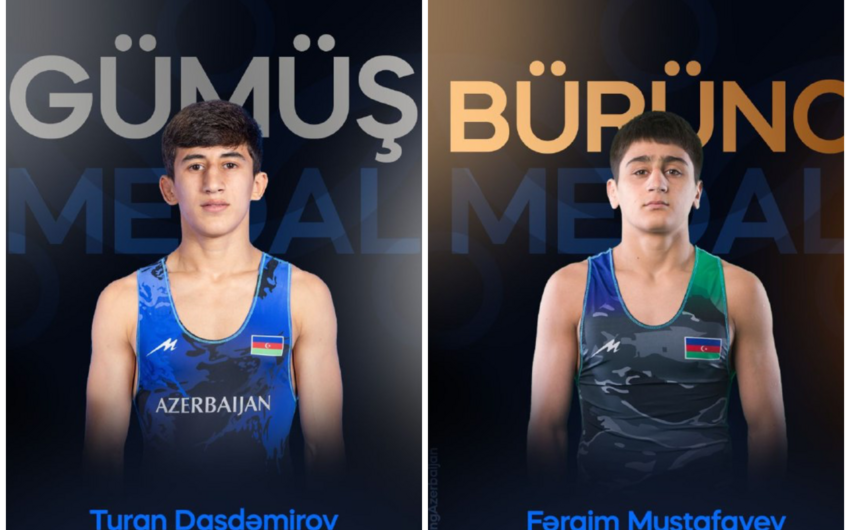 Azərbaycanın daha iki güləşçisi dünya çempionatında medal qazandı