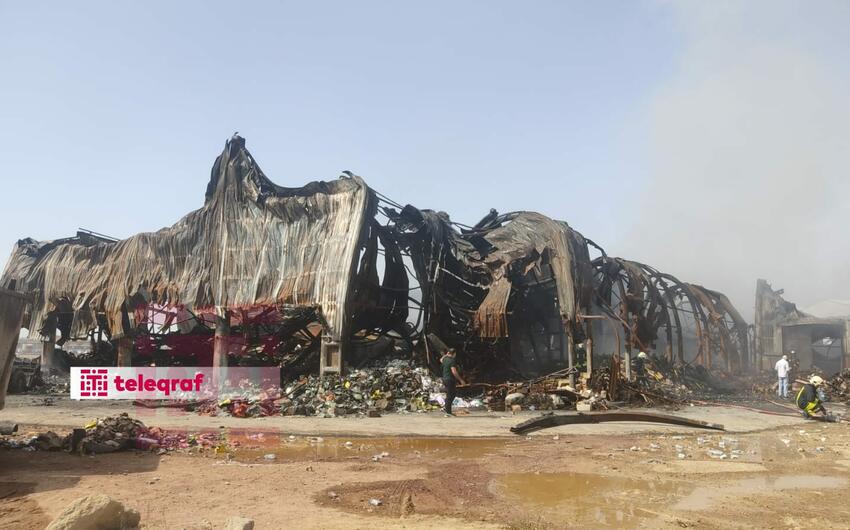 “Sədərək”də ötən gün başlamış yanğın tam söndürüldü -