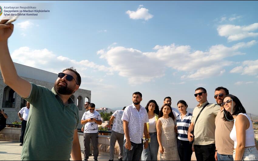 Xocalı və Xankəndi şəhərlərinə infotur təşkil edildi