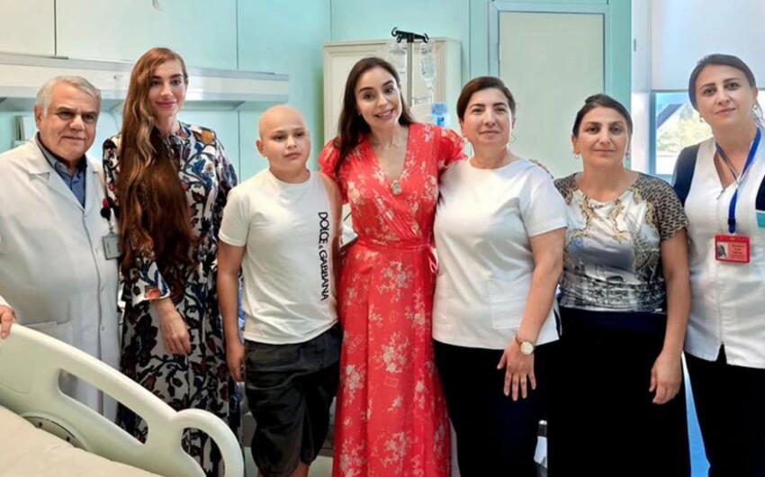 Leyla Əliyeva və Arzu Əliyeva Milli Onkologiya Mərkəzində oldular