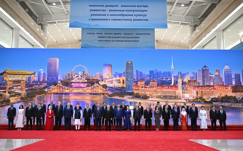 Çində keçirilən ŞƏT sammitinin iştirakçıları üçün rəsmi ziyafət təşkil olundu