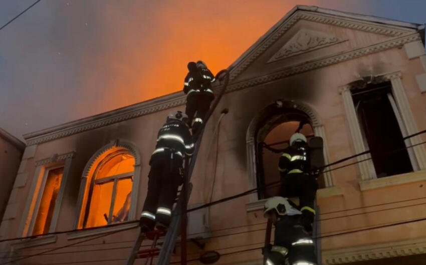 Masazırda fərdi yaşayış evi yandı -