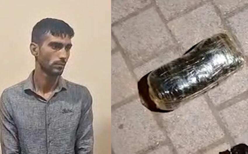 Səbail rayonunda heroin satan narkokuryer saxlanıldı -