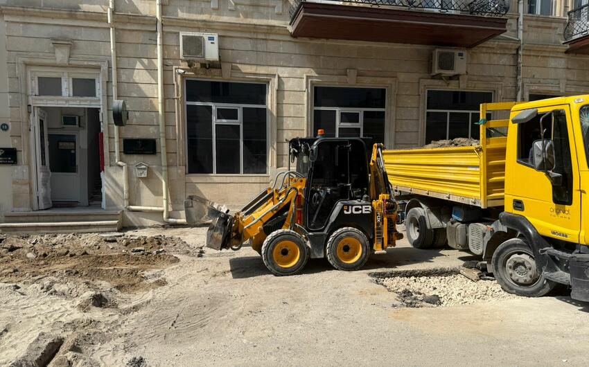 Bu küçədə yeni yaşıllıq əraziləri salınır