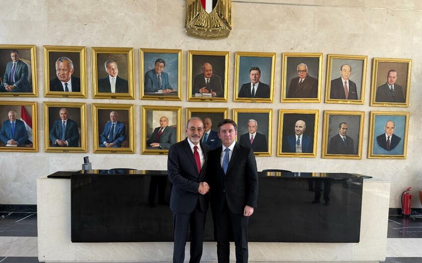 Yalçın Rəfiyev Misirdə səfərdə olub