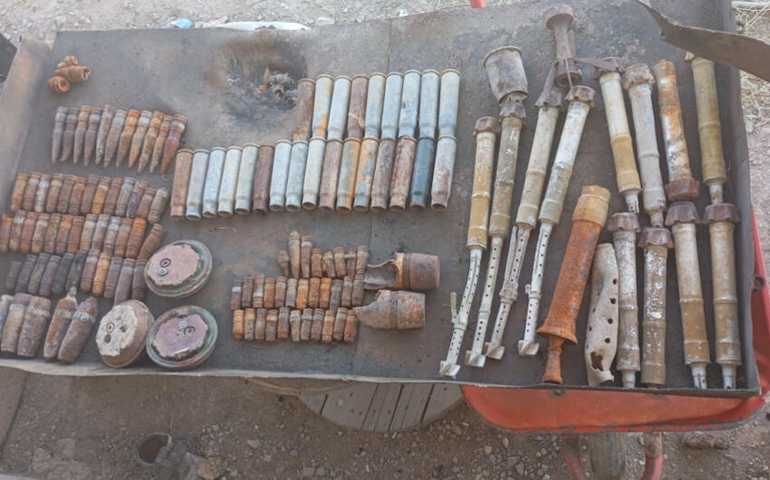 Babək və Ordubadda hərbi sursatlar aşkarlandı -