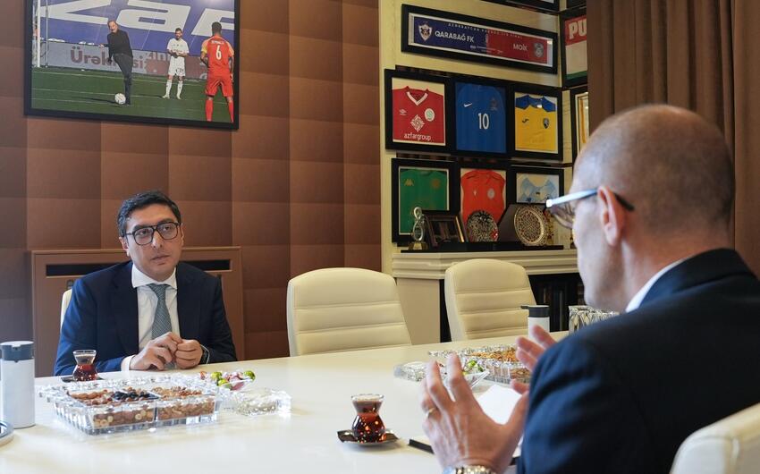 Fərid Qayıbov İsrailin səfirini qəbul etdi -