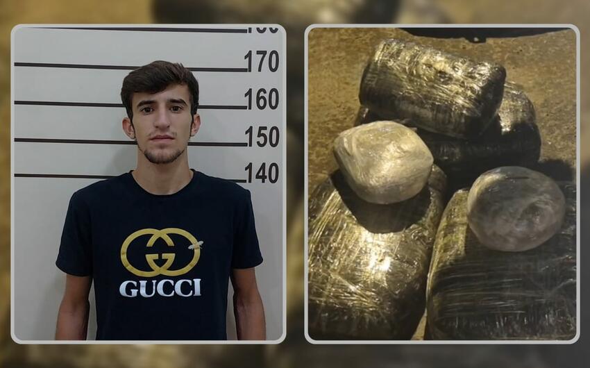 Lənkəranda narkokuryer həbs edildi, onda 13 kiloqram marixuana aşkarlandı