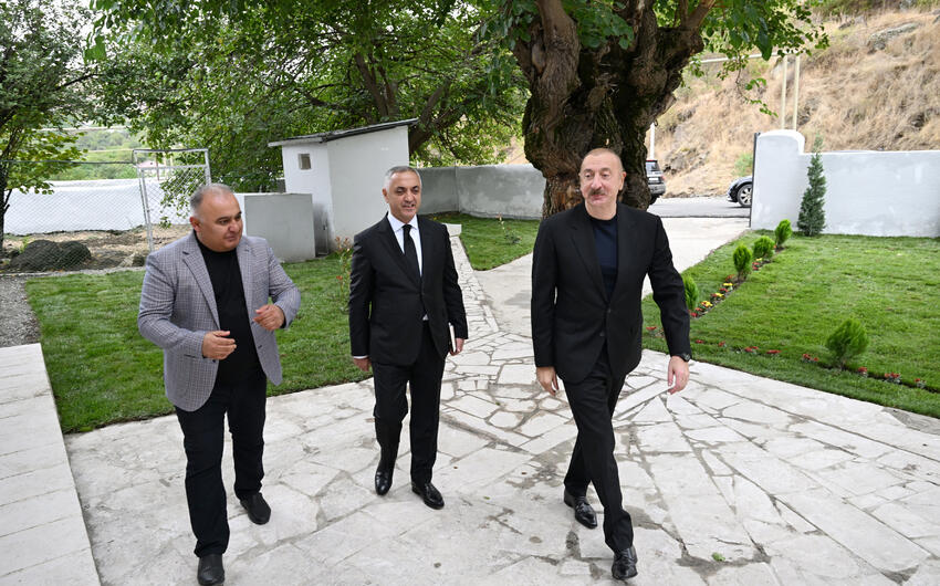 Prezident İlham Əliyev Xocalının Şuşakənd kəndində olub -