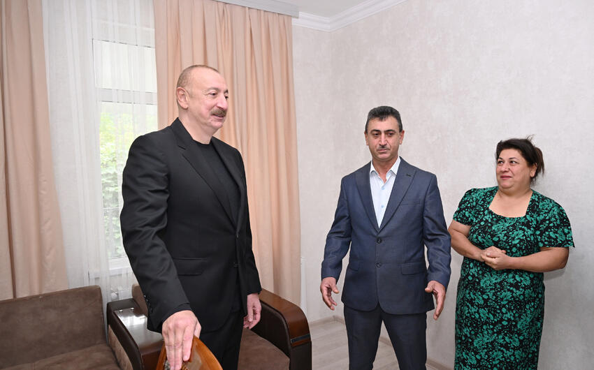 İlham Əliyev Xocalı rayonunun Badara kəndində olub