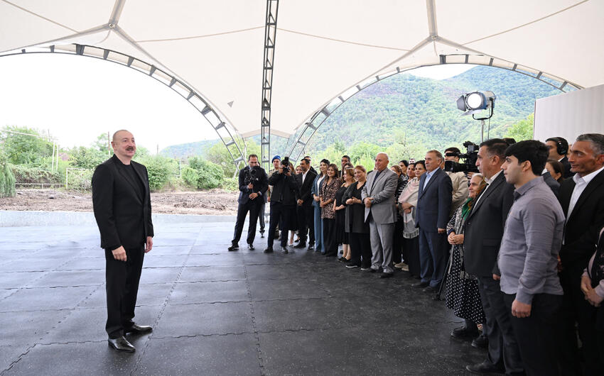 Prezident İlham Əliyev Xocalının Badara, Daşbulaq, Seyidbəyli və Şuşakənd kəndlərinin sakinləri ilə görüşdü -