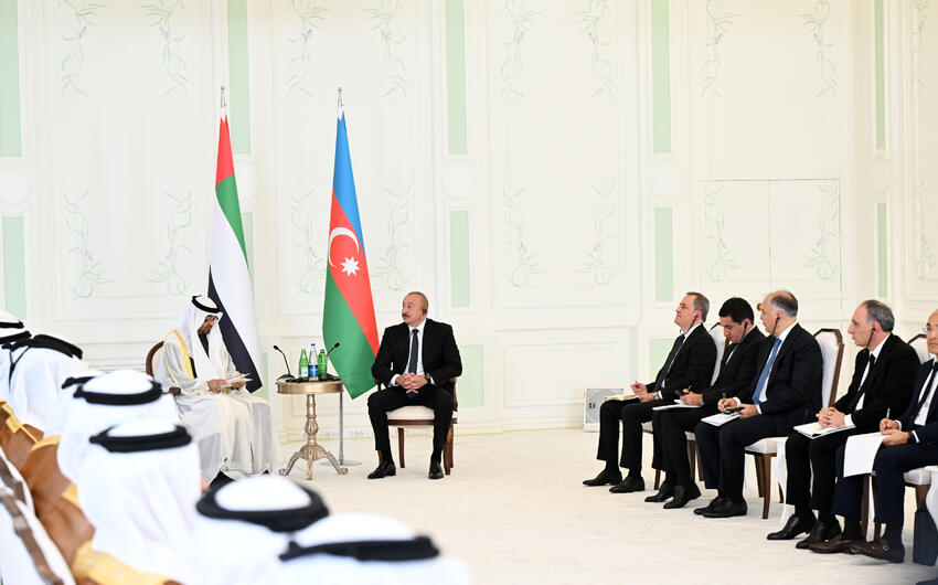 Prezident: Birləşmiş Ərəb Əmirlikləri ilə siyasi əlaqələrimiz çox uğurla inkişaf edir
