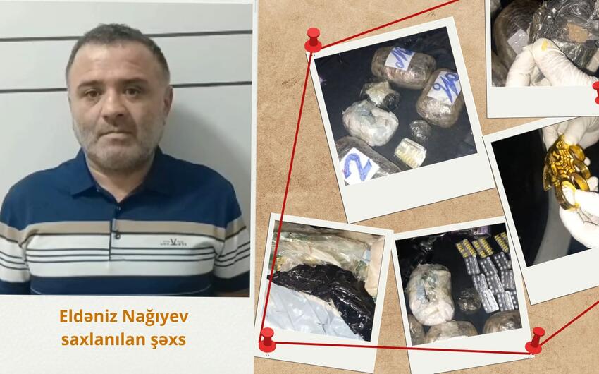 Biləsuvarda narkokuryerdən 6 kiloqram narkotik vasitə aşkarlandı