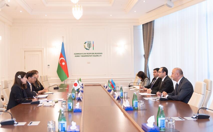 Azərbaycan və Yaponiya aqrar sahədə əməkdaşlığı genişləndirir