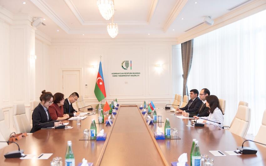 Azərbaycan və Çin arasında aqrar sahədə əməkdaşlıq genişlənir