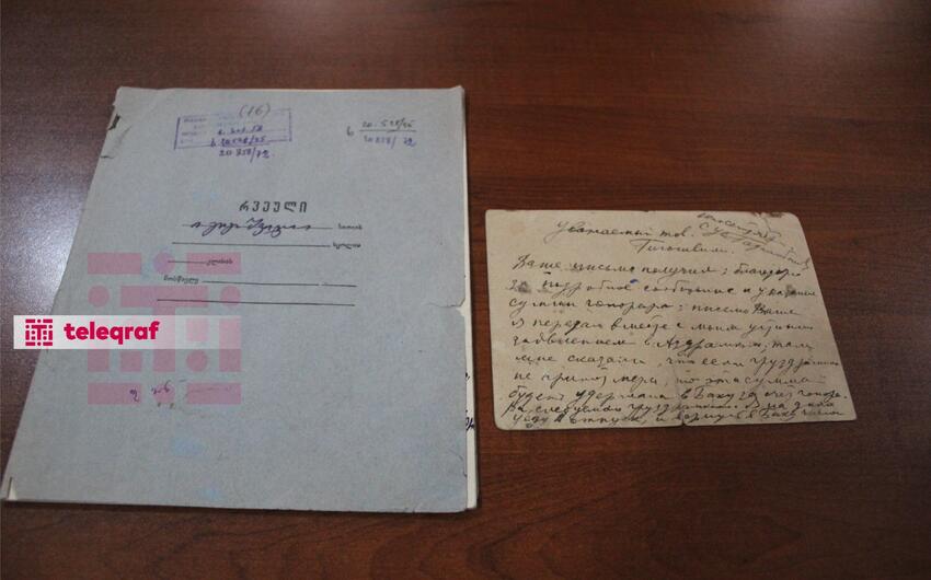 Üzeyir Hacıbəylinin yazdığı məktublar, Gürcüstan arxivindəki nadir fotosu –