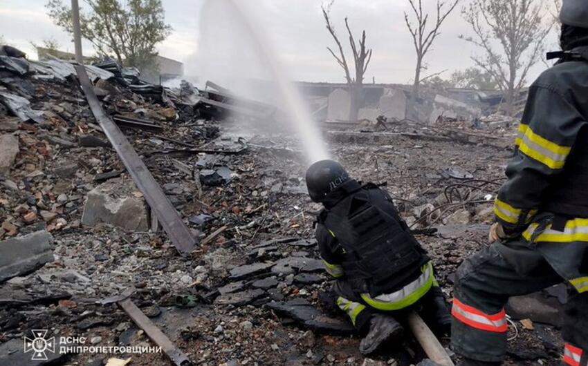 Rusiya Ukraynaya kütləvi dron hücumu etdi