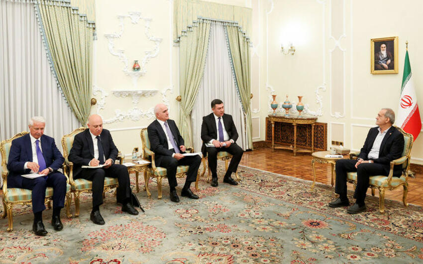 Şahin Mustafayev İranda Pezeşkianla görüşüb -