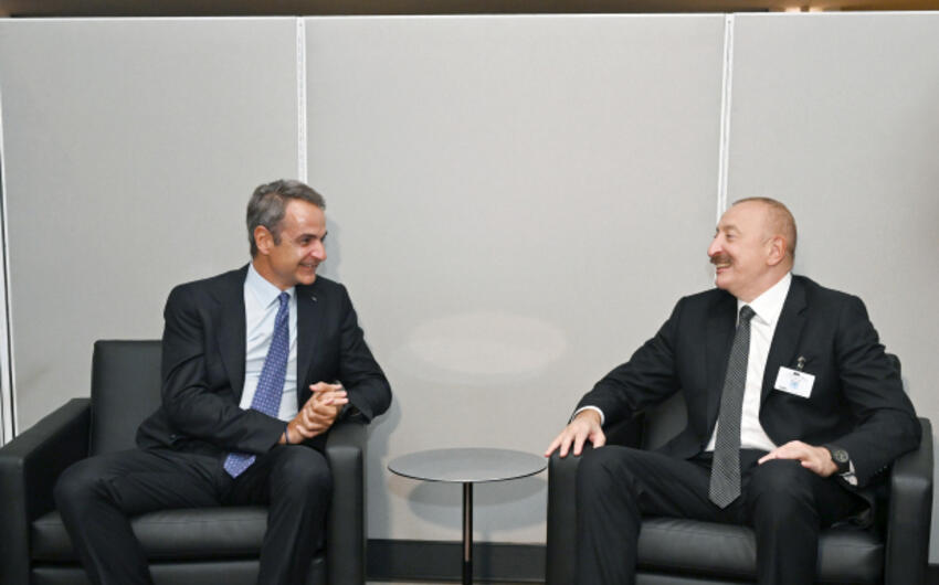 İlham Əliyev BMT-nin qərargahında Yunanıstanın Baş naziri ilə görüşüb -