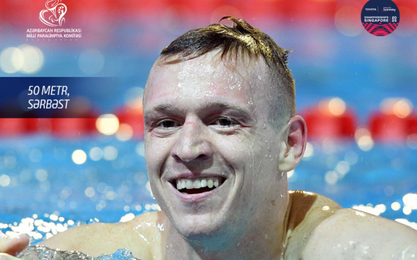 Azərbaycan paraüzgüçüsü dünya çempionatında gümüş medal qazandı