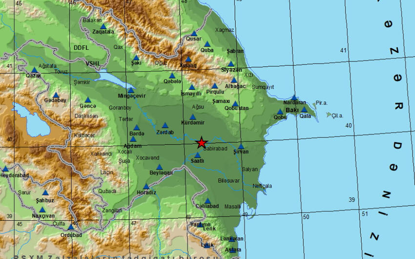 Sabirabadda zəlzələ oldu