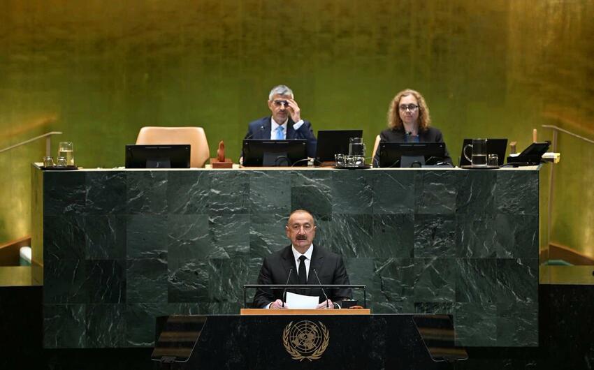 Prezident İlham Əliyev BMT Baş Assambleyasının 80-ci sessiyasında çıxış edib -
