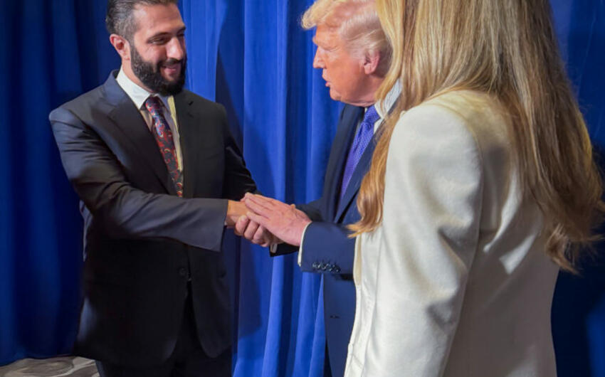 Donald Tramp Əhməd əl-Şaraa ilə görüşdü