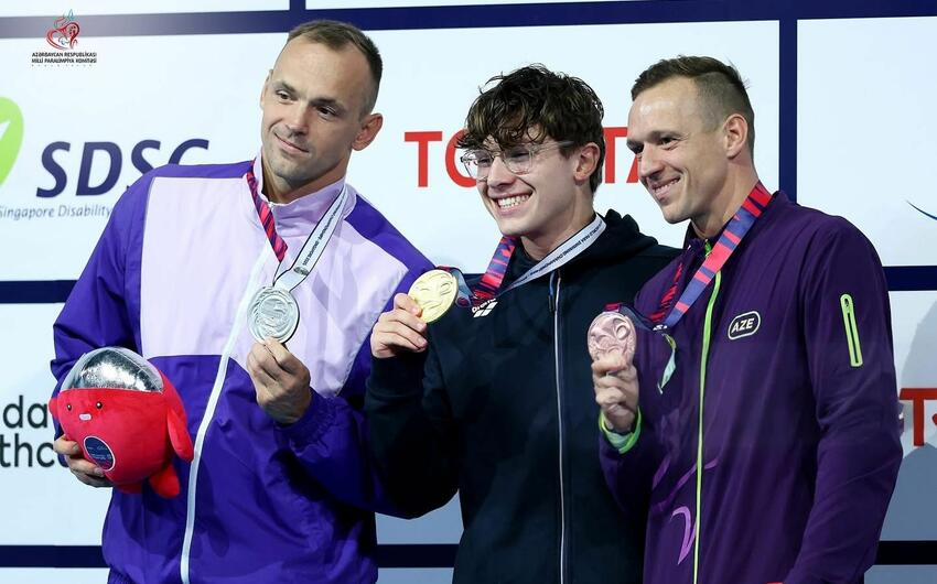 Azərbaycan paraüzgüçüsü dünya çempionatında növbəti medalını qazandı