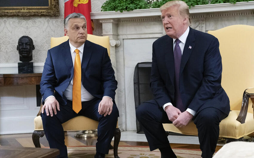 Orbanla Tramp arasında Rusiya söhbəti: