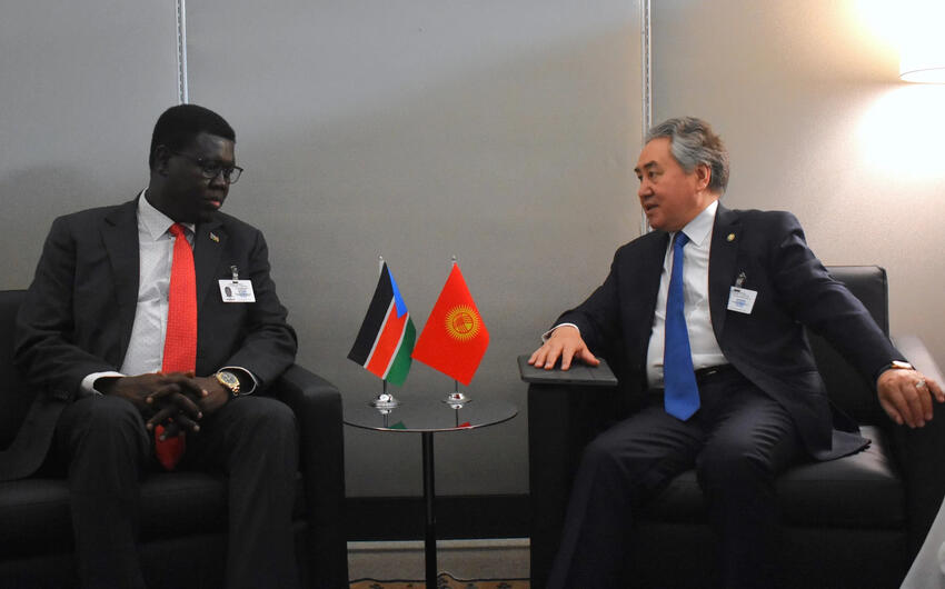 Qırğızıstan və Cənubi Sudan diplomatik əlaqələrin qurulmasına dair kommünike imzaladı