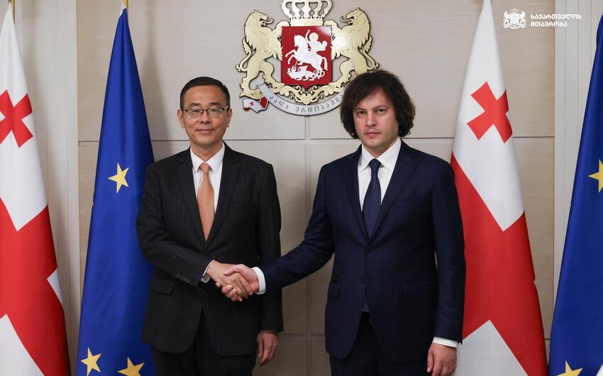 Kobaxidze Çin səfiri ilə Orta Dəhlizin əhəmiyyətini müzakirə etdi