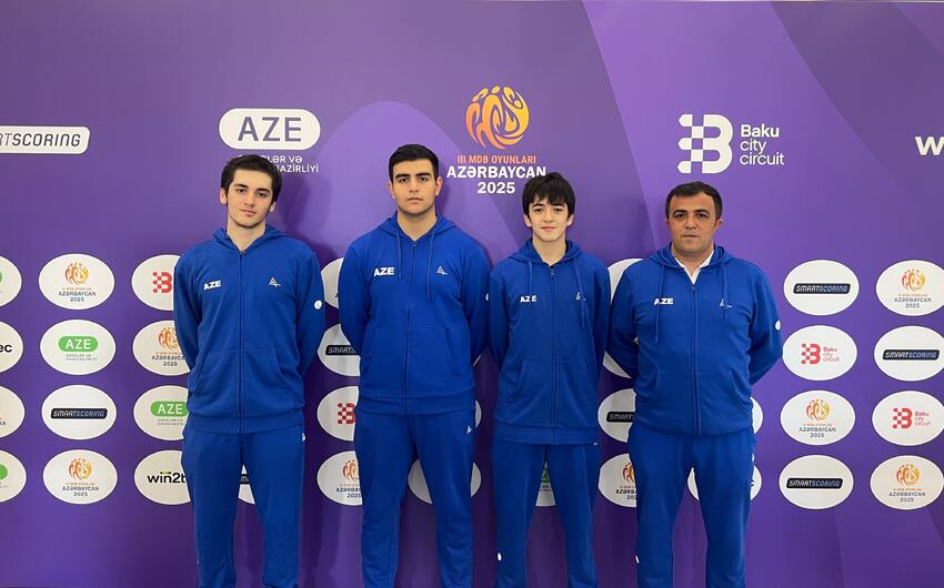 III MDB Oyunları: Azərbaycanın kişilərdən ibarət stolüstü tennisçiləri finala yüksəldilər