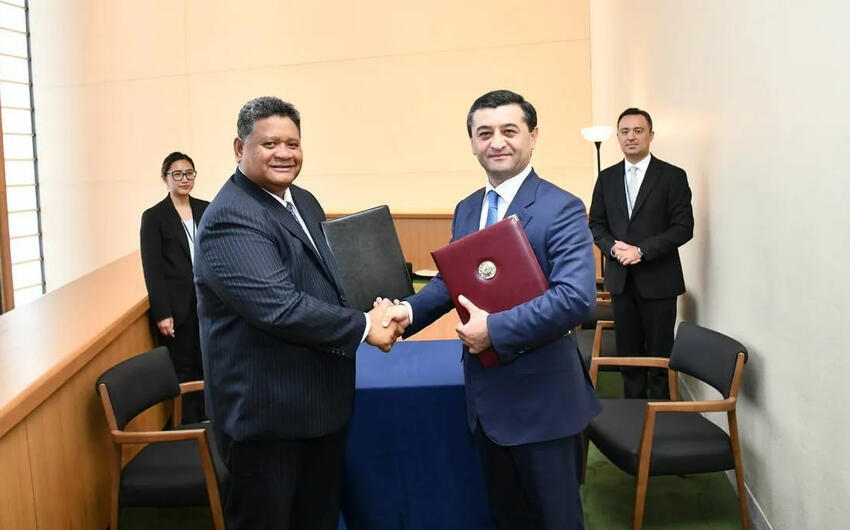 Özbəkistan və Palau arasında diplomatik əlaqələr quruldu