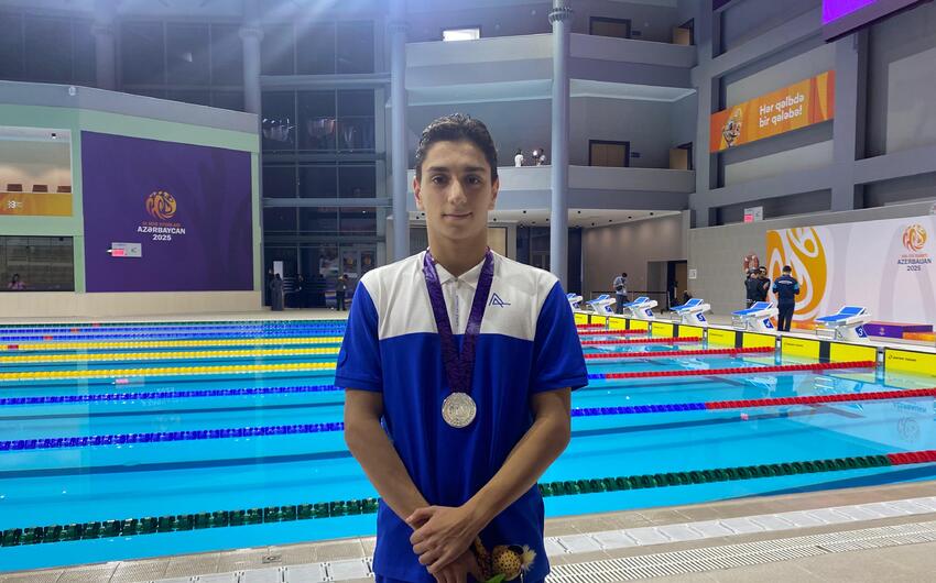 Azərbaycan üzgüçüsü III MDB Oyunlarında gümüş medal qazandı