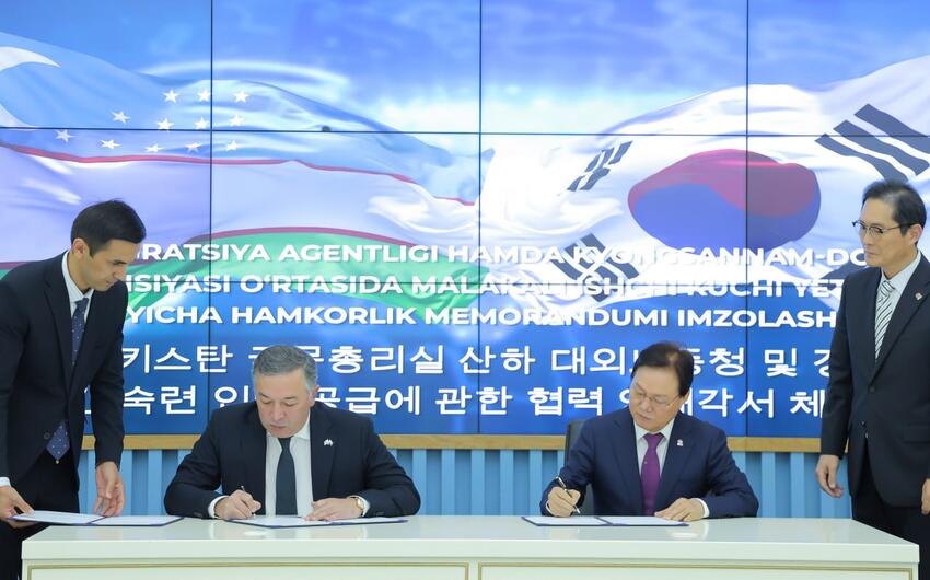 Özbəkistan və Koreya xüsusi fəaliyyətlər vizası ilə bağlı sənəd imzaladı