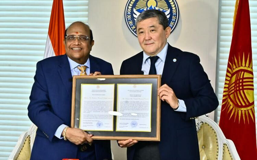 Hindistanın Çennay şəhərində Qırğızıstanın fəxri konsulluğu açıldı