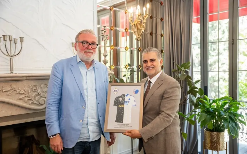 Tahir Gözəl "Kopenhagen"in prezidenti ilə görüşdü