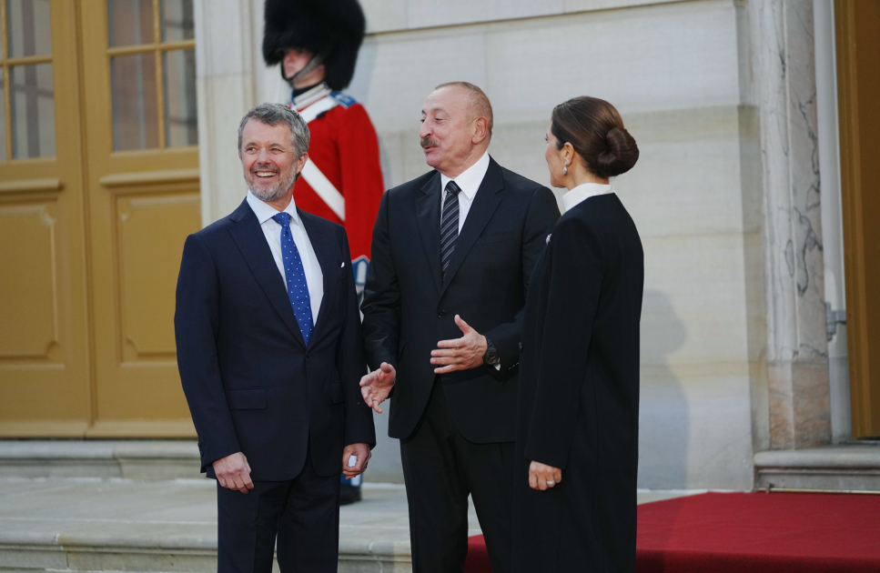 İlham Əliyev Kopenhagendə ziyafətdə... - FOTOLAR
