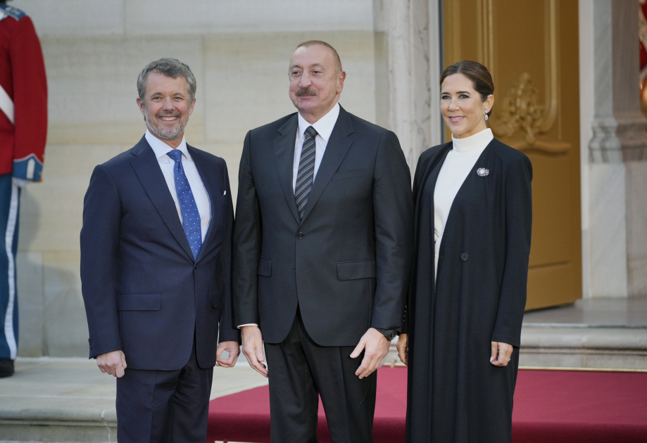 İlham Əliyev Kopenhagendə ziyafətdə... - FOTOLAR