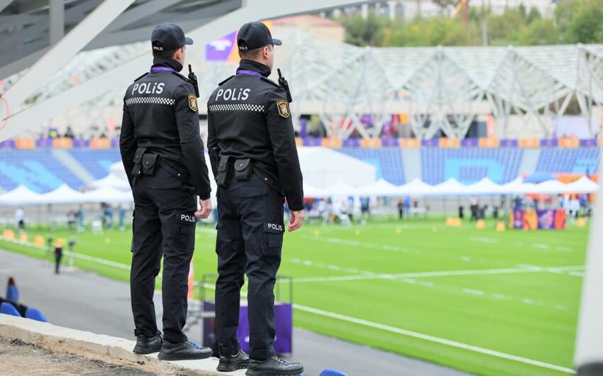 Xankəndində III MDB Oyunları zamanı polis əməkdaşları fasiləsiz xidməti davam etdirir -