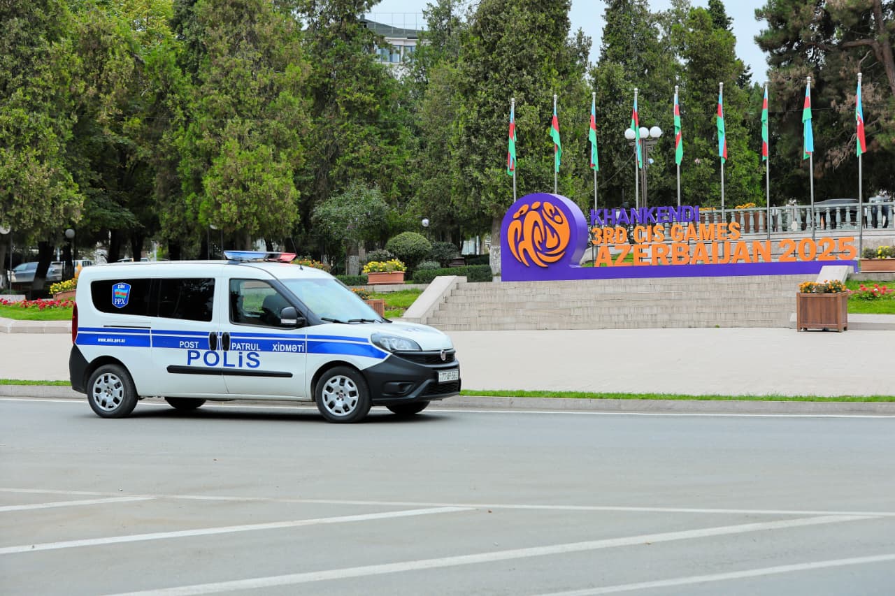 Xankəndidə polislər fasiləsiz xidməti davam etdirir - VİDEO